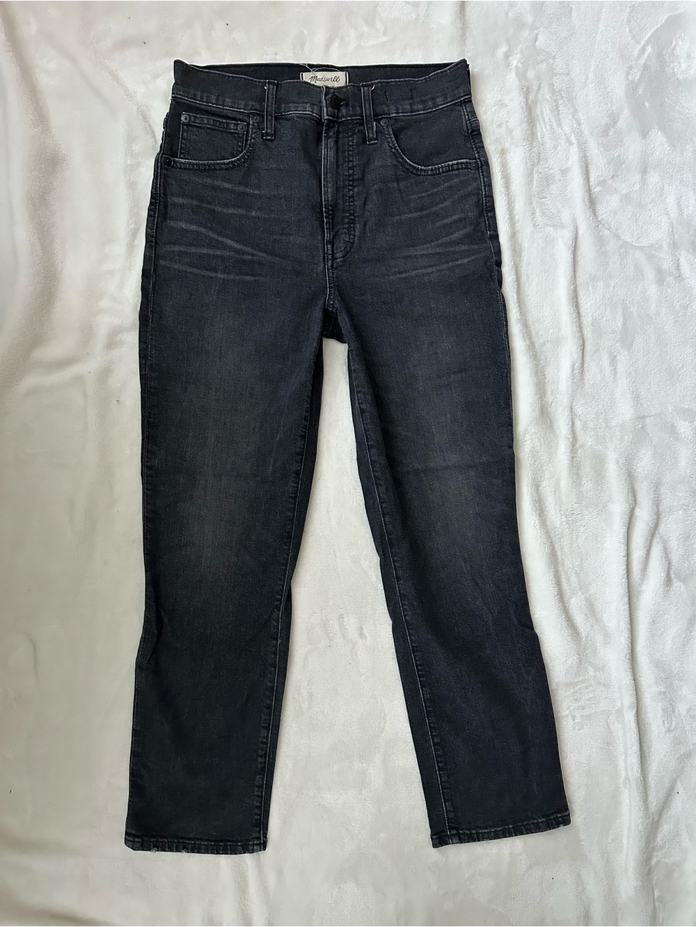 Madewell Black Perfect Vintage Crop Jean
